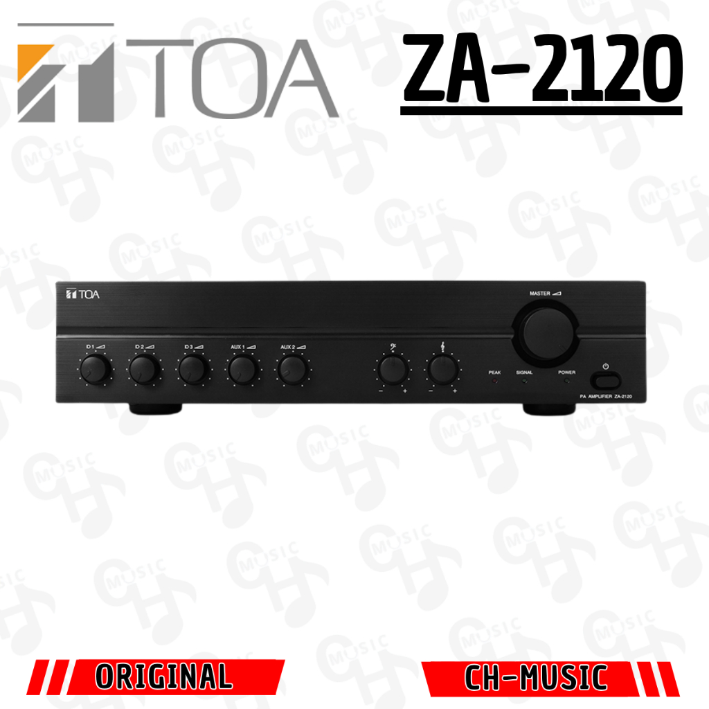 TOA ZA-2120 Amplifier Masjid 120W Original ZA2120 Mixer & Power Amplifier