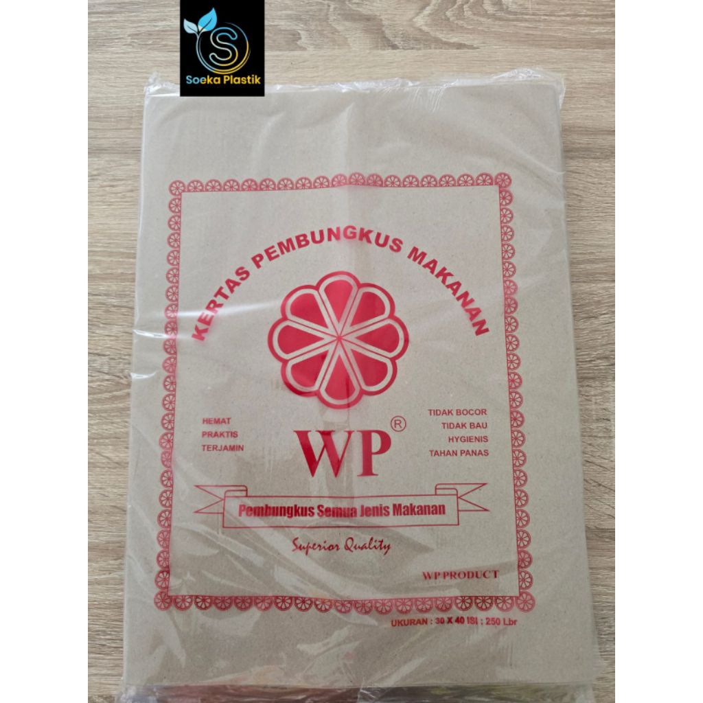 Kertas Minyak WP Merah / Kertas Bungkus Makanan
