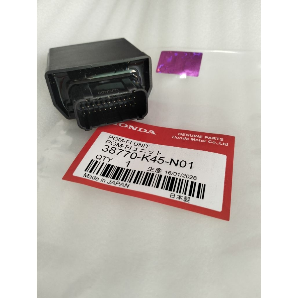 ECU CDI PGM-F1 UNIT -38770-K45-N01-CBR 150R-tahun 2014-2016 original Japan