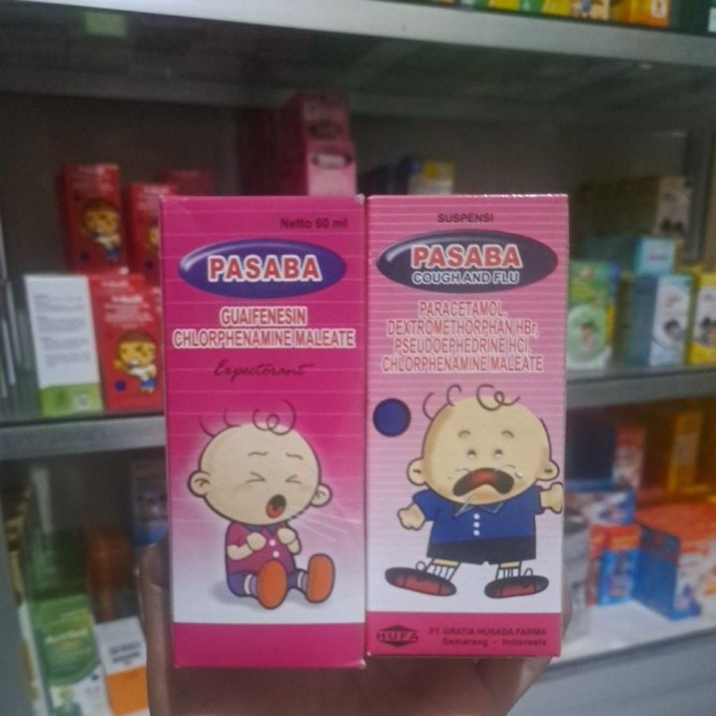 PASABA all varian obat batuk,flu 60ml