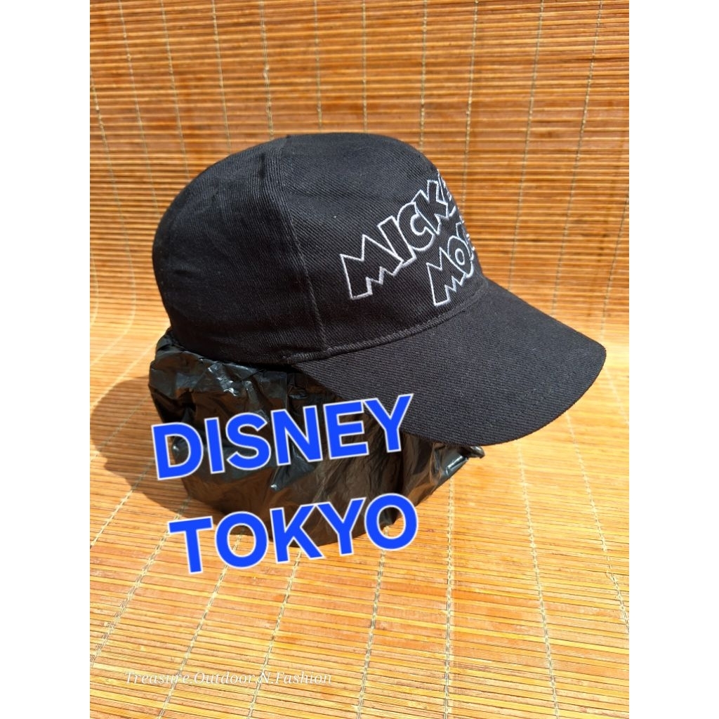 Topi DISNEY Mickey Mouse Hitam Pria Original