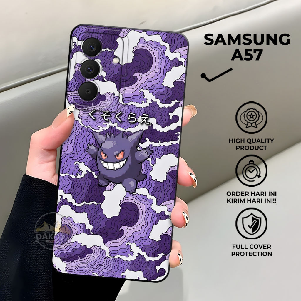 DAKOTA | Casing Samsung A57 A56 A55 Terbaru 2026 Case Samsung Motif Gegnar UV PRINTING Berkualitas /