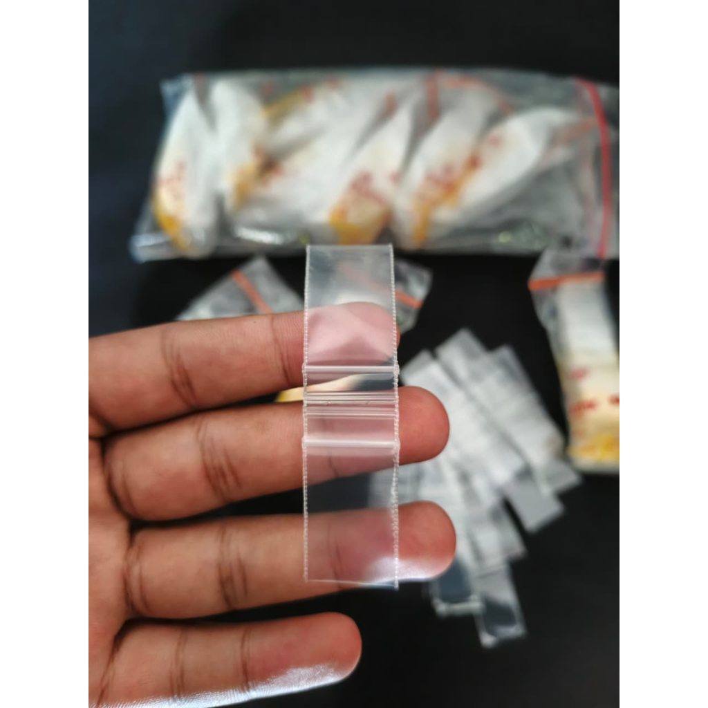 PROMO plastik klip isi 1000 lembar  1,8X3,5 / Klip 1,8X3,5 Kecil / plastik zipper / Klip Kecil / Pla
