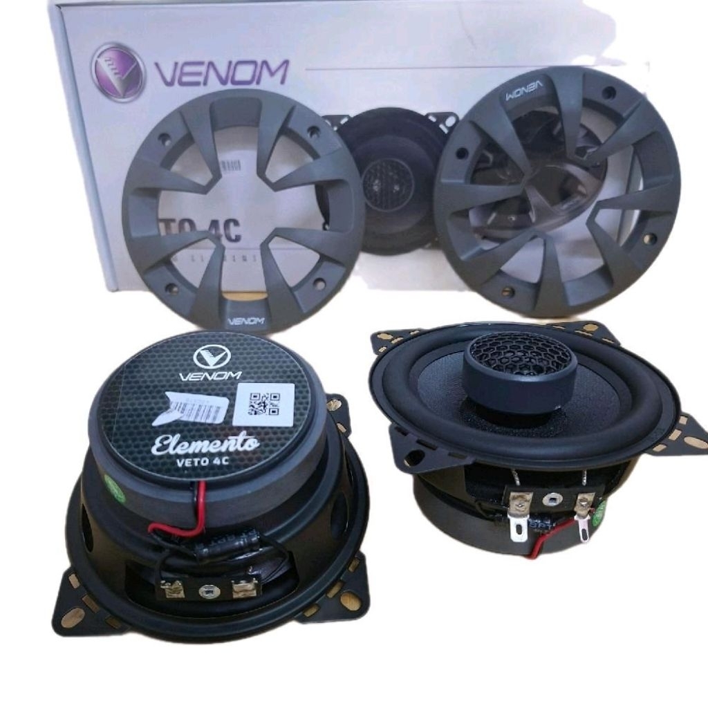 Speaker Coaxial Venom 4" veto 4ch Speaker Coaxial Venom