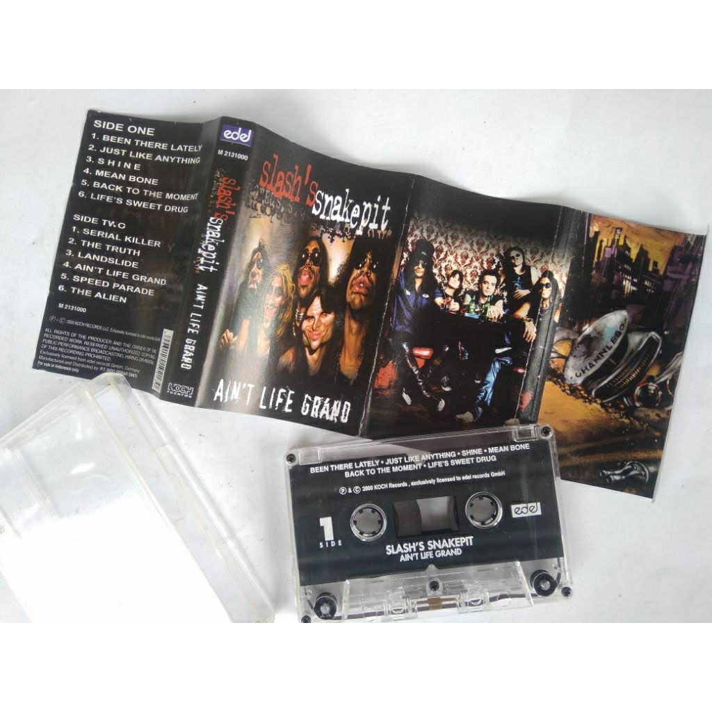 Kaset Pita Slash's Snakepit - Ain't Live Grand < Edel Studio, 2000.(original, bekas)