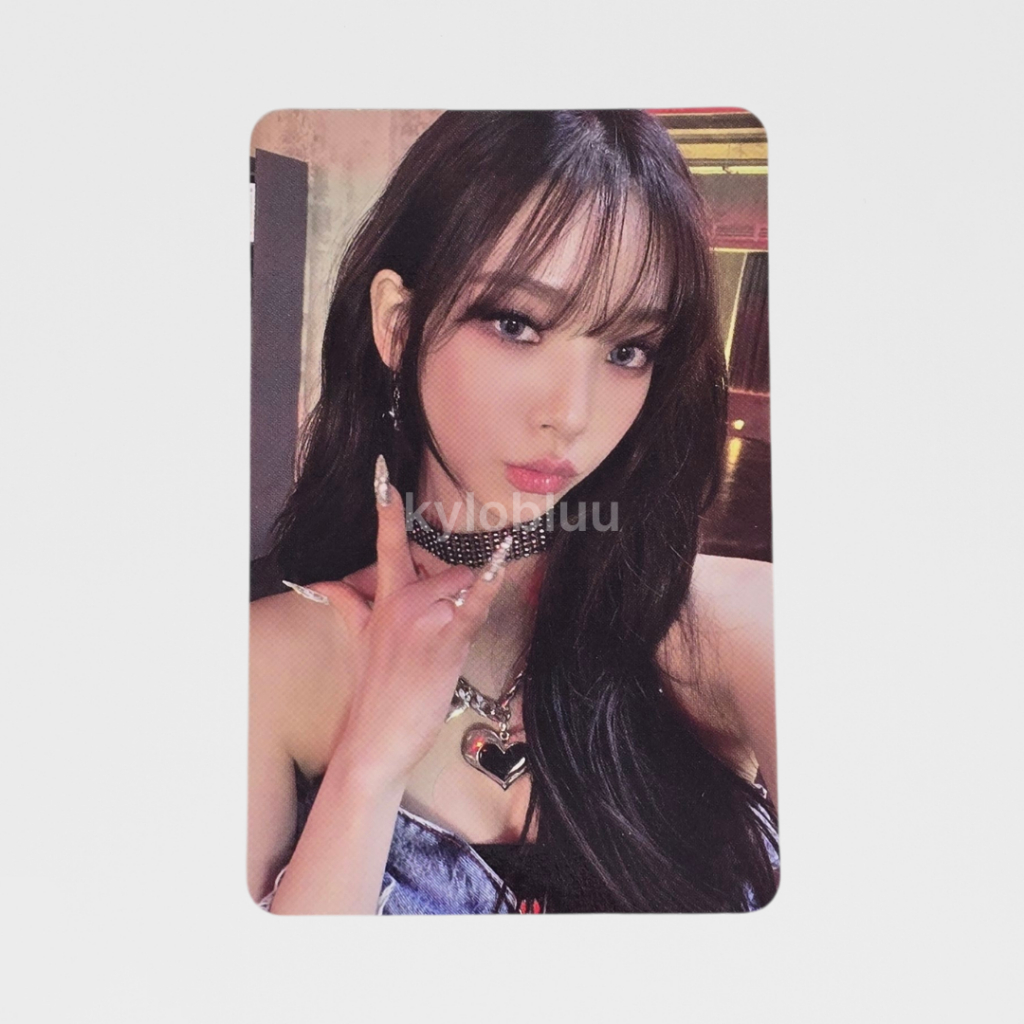 [READY] PHOTOCARD PC OFFICIAL AESPA GOT THE BEAT KARINA ALBUM STAMP ON IT BEAT VER METAL
