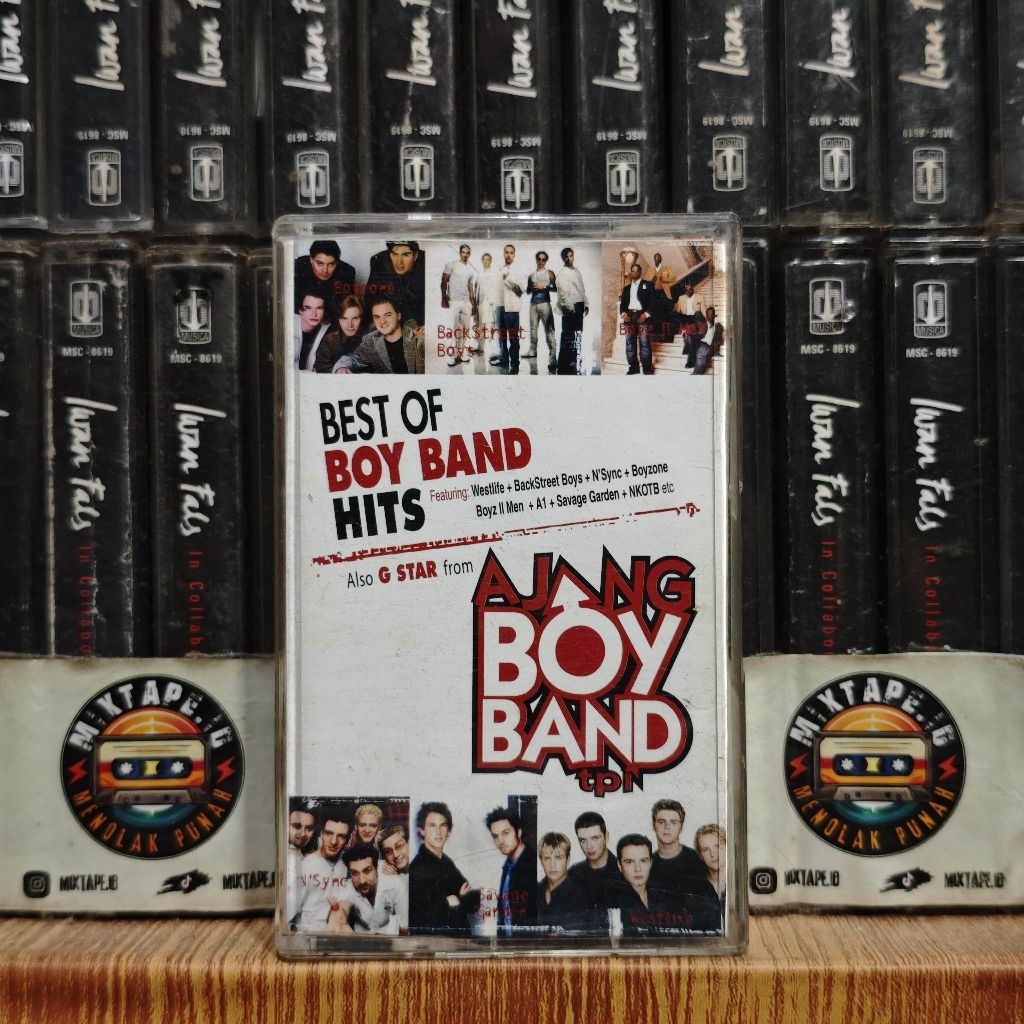 Kaset - Best Of Boy Band Hits - Kompilasi Barat - Westlife, Backstreet Boys, 'N Sync, Boyzone, dan l