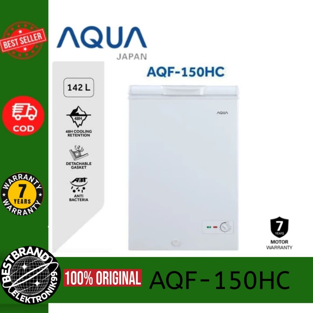 AQUA AQF-150HC CHEST FREEZER 142LITER AQF150HC 150HC AQF150