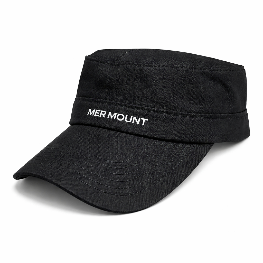 Mermount Adventure Topi Comando Hitam Topi Lidah Panjang Pria Original