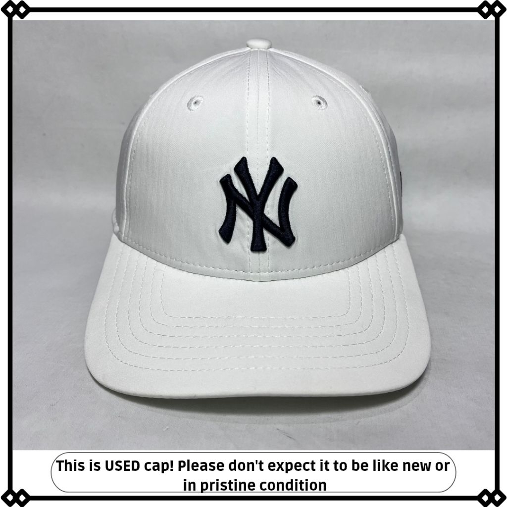 topi newera newyork baseball setelan original second mlb putih