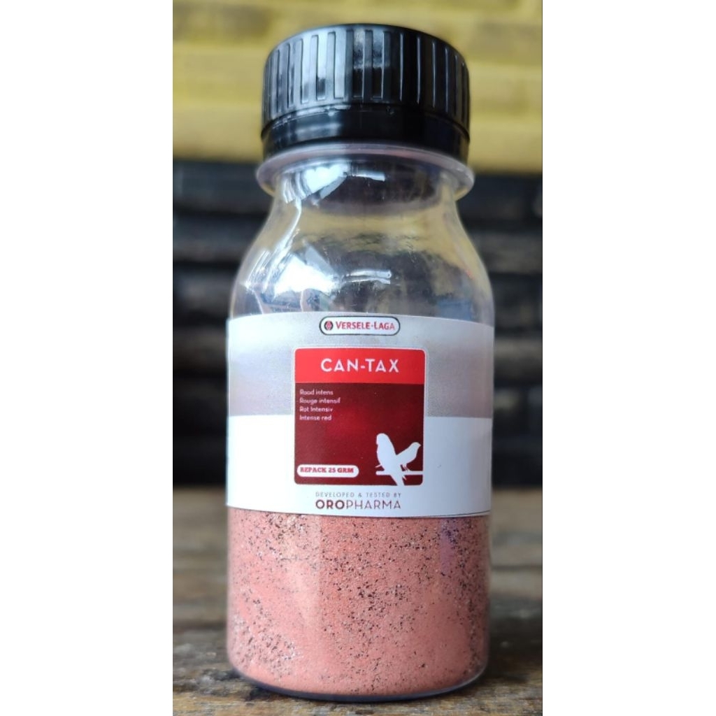 CAN-TAX REPACK 25GR + CANTAX + CAN-TAX VERSELE-LAGA + CANTAX VERSELAGA + PEWARNA BURUNG + PEWARNA BU