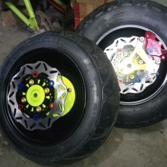 Roda Paketan Tromol Goped Ruckus Scooter PNP Mio,fino,Scoopy,All Beat, Vario Old custom full set vel