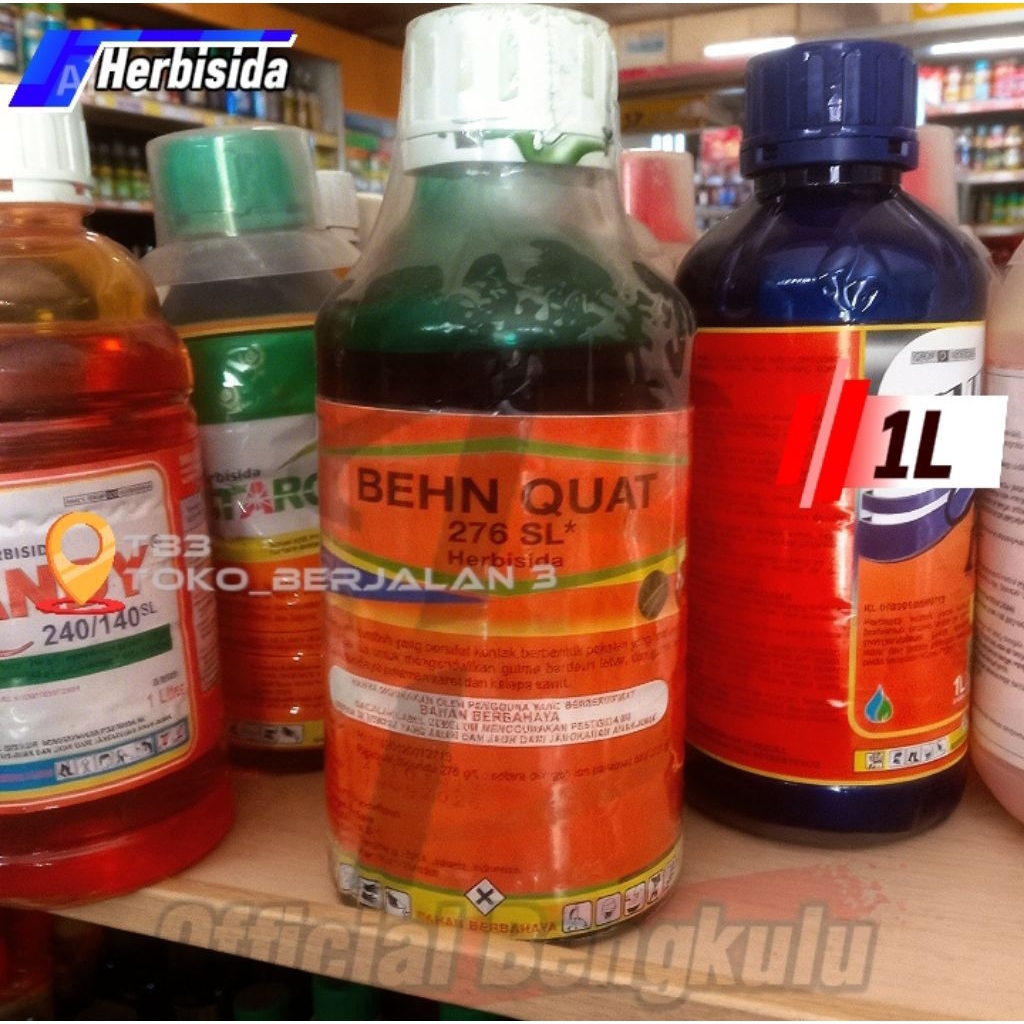 Herbisida Kontak BEHN QUAT 276SL Basmi Gulma Daun Lebar dan Rumput