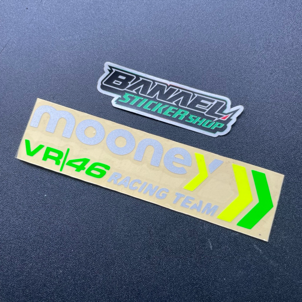 Sticker Stiker MOONEY VR46 Racing Team Cutting