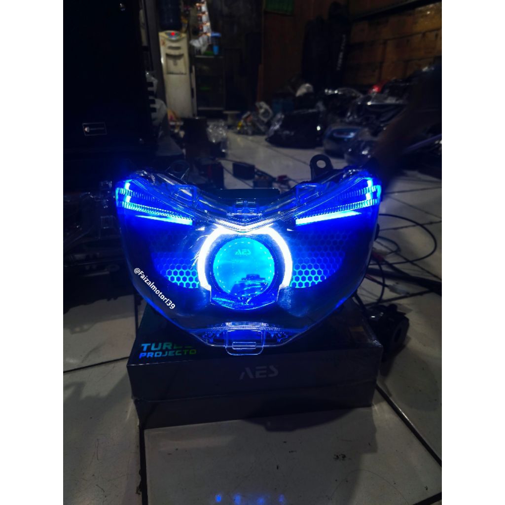 LAMPU BILED NMAX OLD PNP LAMPU DEPAN BILED BILED AES NMAX OLD 2015-2019 BILED AES 2,5 INCH AES SE