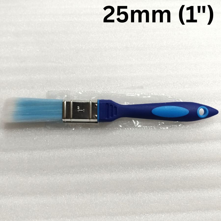 Kuas Cat Sintetis 25mm / Kuas Halus 1" / Kuas Loyang 25 mm / Synthetic Paint Brush 1 Inch