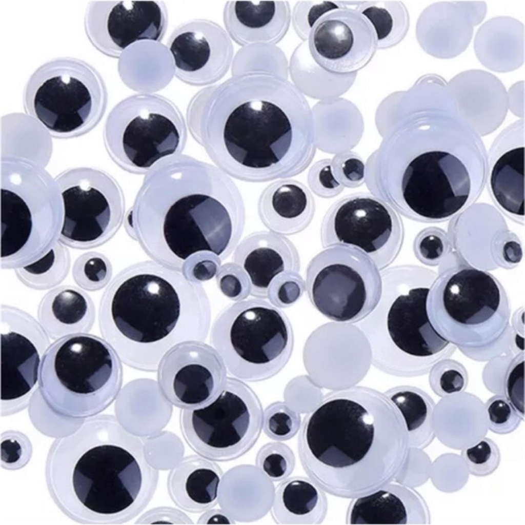Mata Boneka Craft Googly Eyes Mata-mataan untuk prakarya