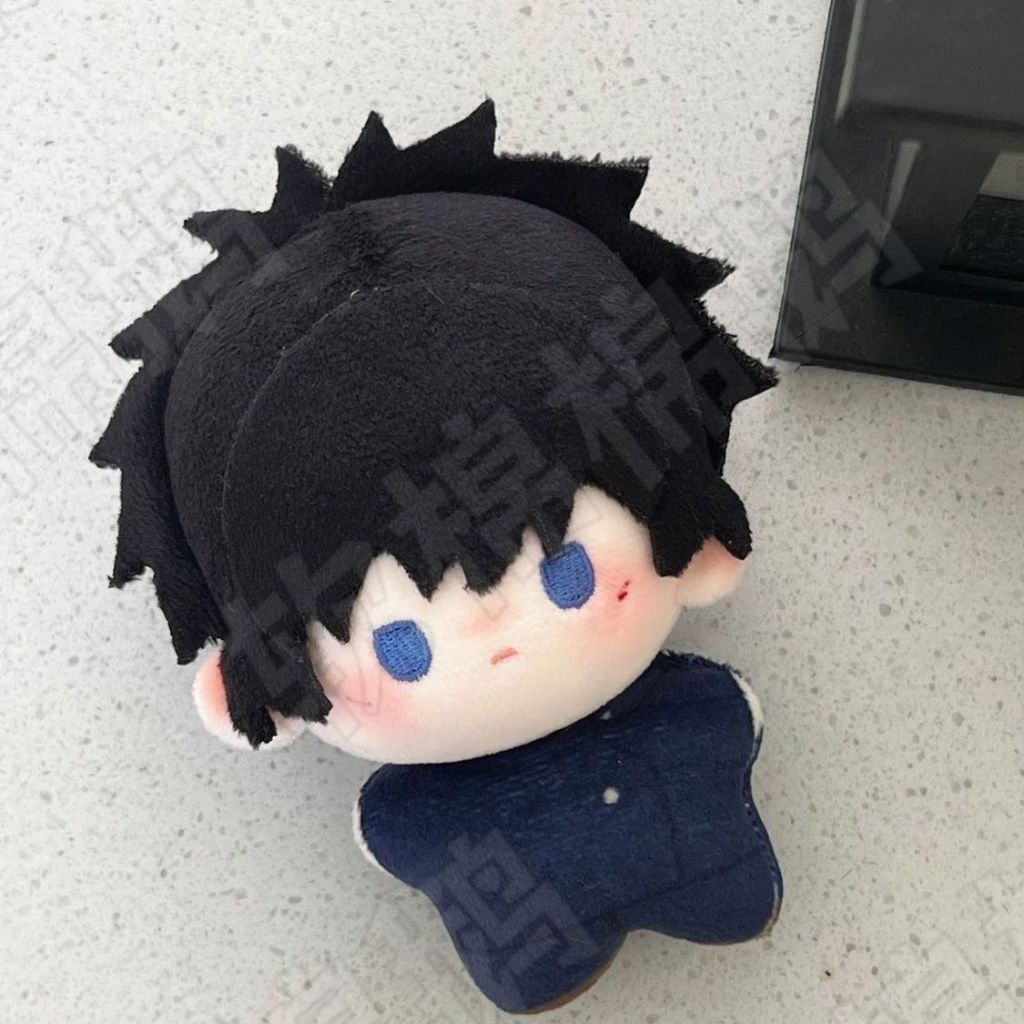 10cm JJK Fushiguro Megumi Plush Doll Pendant Birthday Gift Jujutsu Megumi Fushiguro Stuffed Backpack