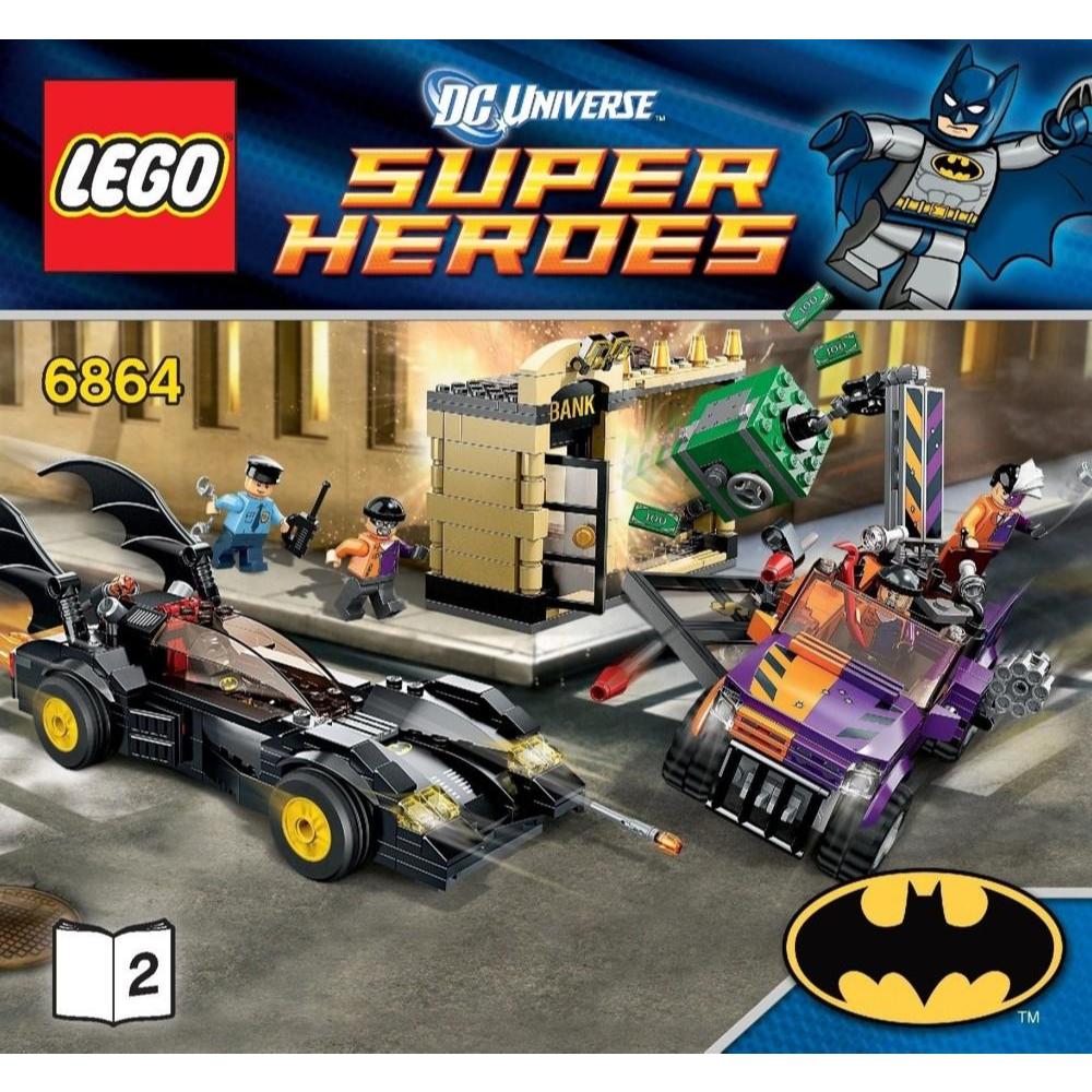 LEGO Manual Book Instruction - Batman 6864 (Book 2)