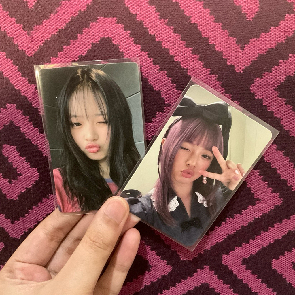 PHOTOCARD RARE HANNI NEWJEANS POB YZY pre order benefit yizhiyu rare minji haerin hyein danielle kur