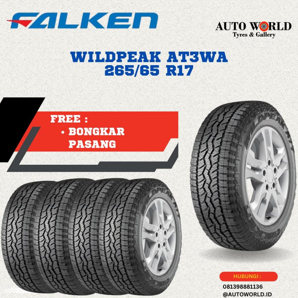 PROMO SALE Ban Falken Wildpeak AT3WA ukuran 265/65 R17 (Fortuner, Pajero)
