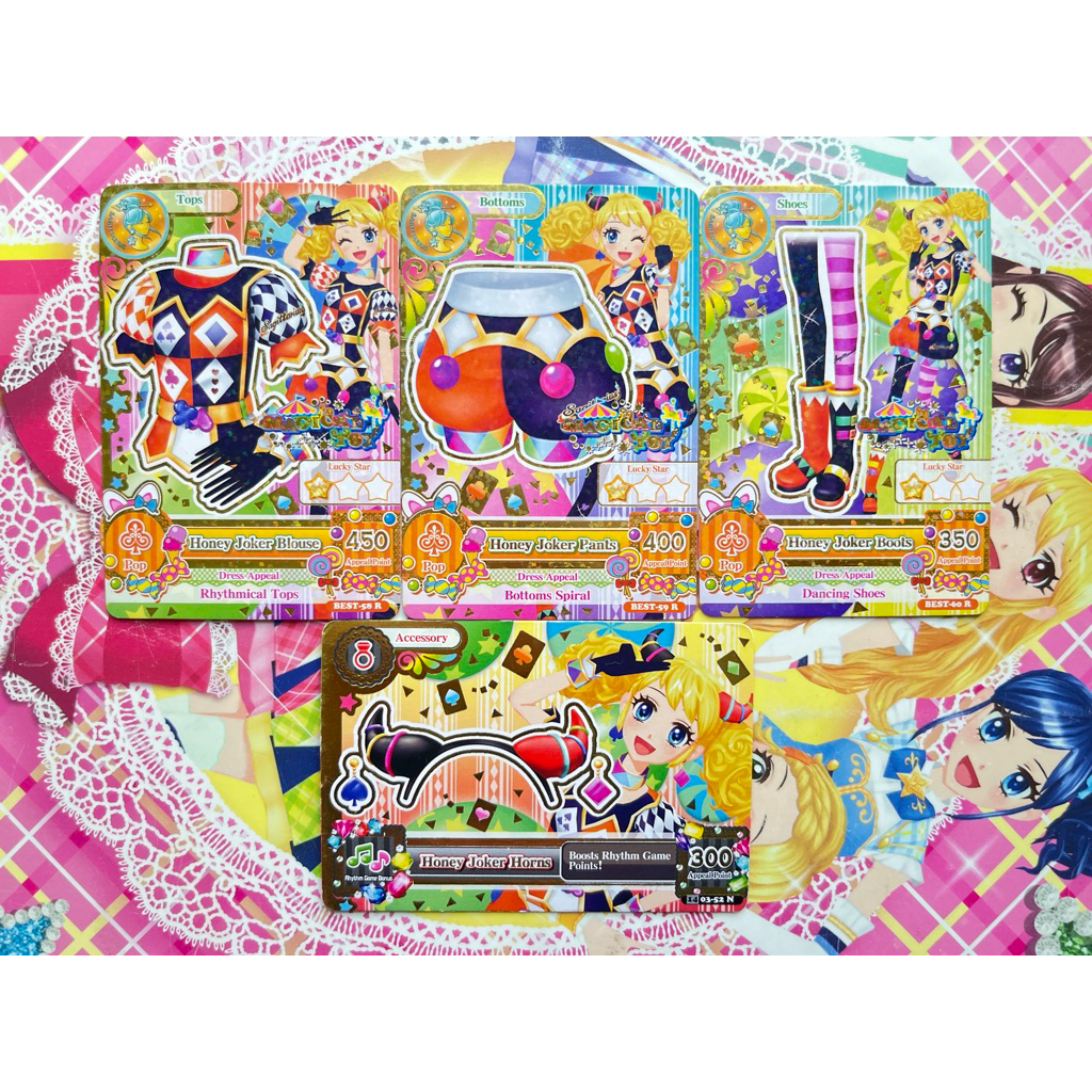 Kartu Aikatsu Kii Saegusa Magical Toy Rare Honey Joker Set Consellation Sagittarius Zodiak Original 