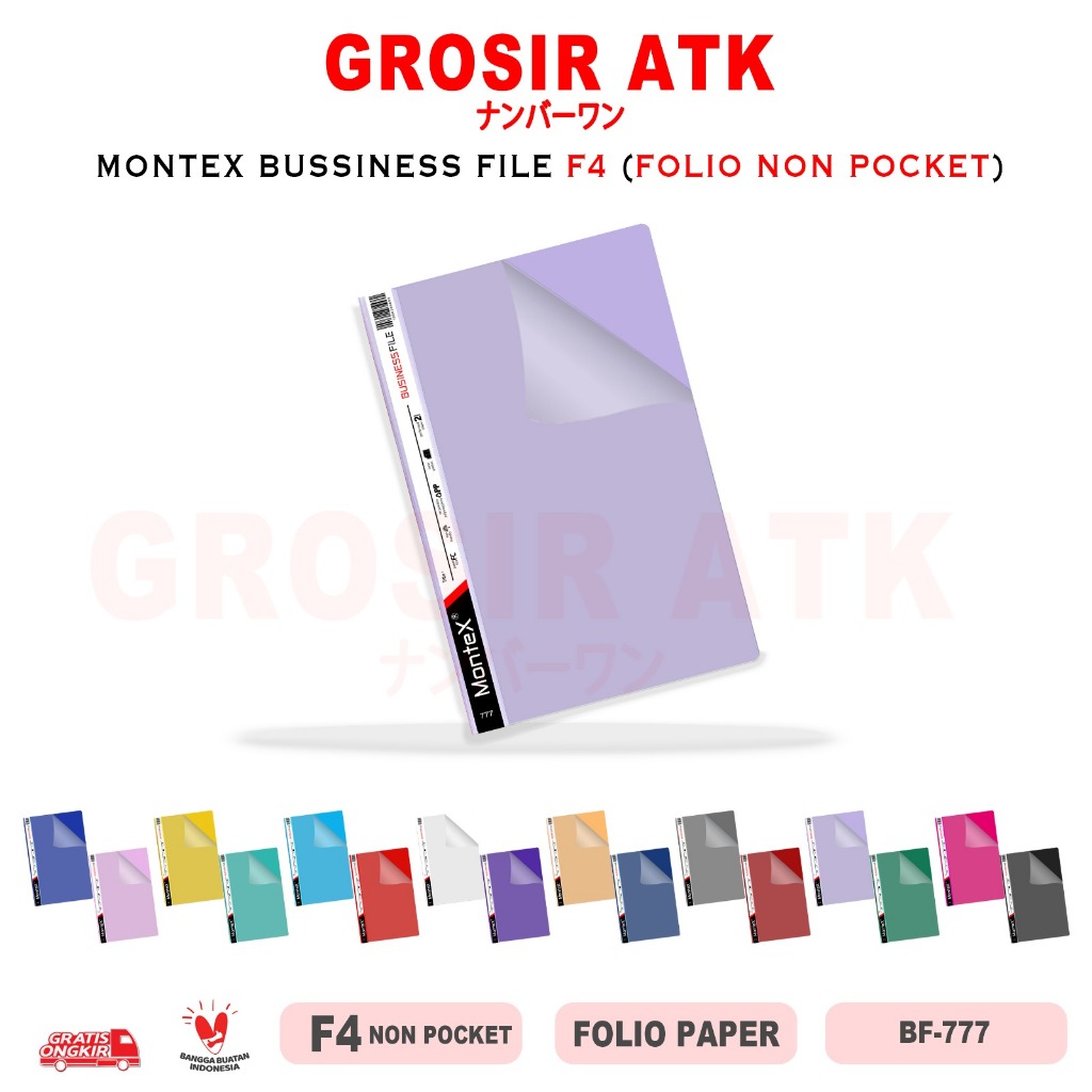 Grosir ATK - BUSINESS FILE F4 NON POCKET MAP FILE DOKUMEN