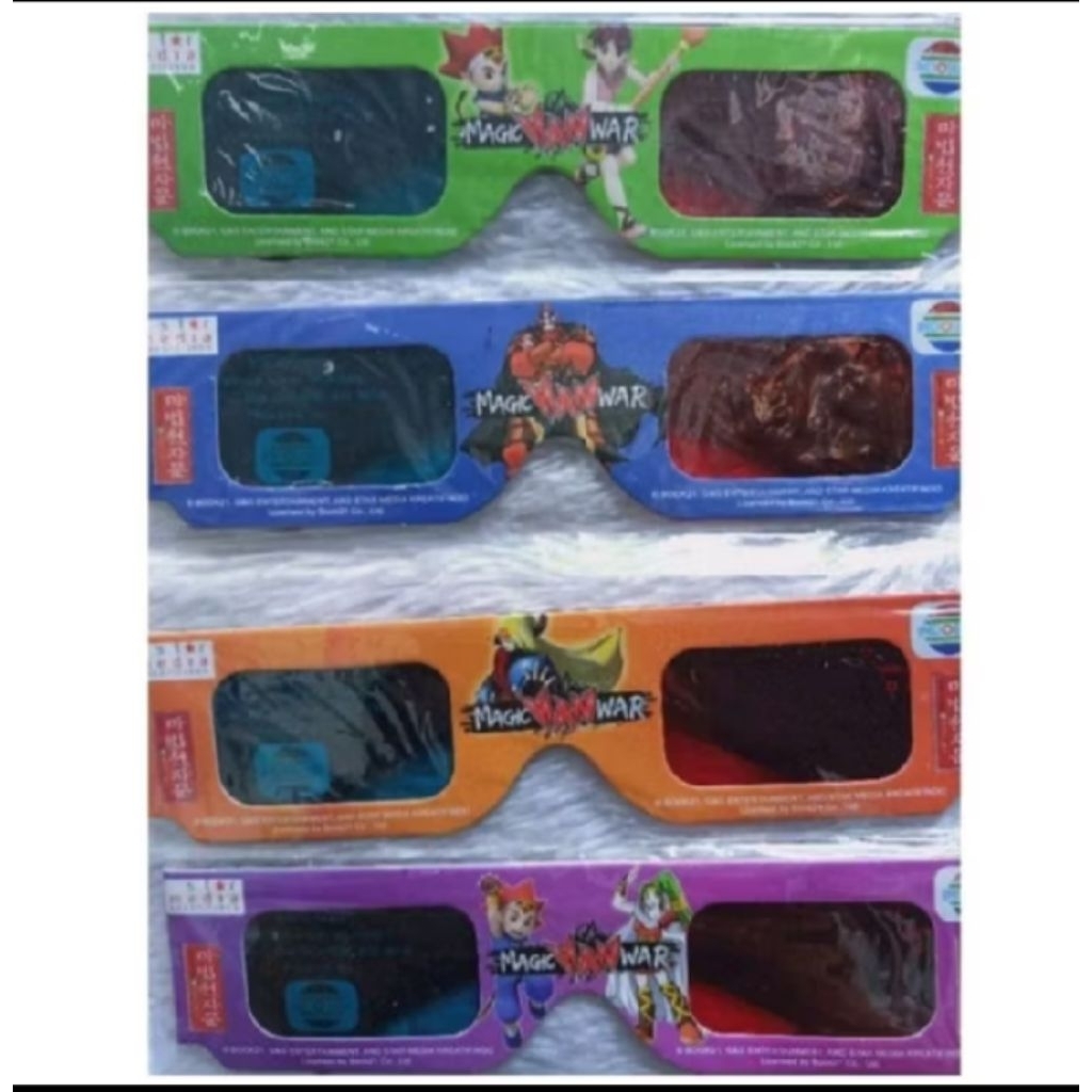 KACA MATA 3D ISI 10 pcs