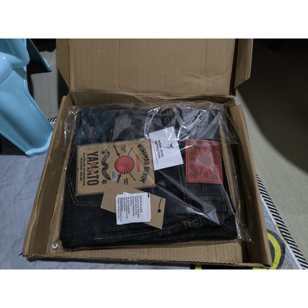 Wingman Denim Yamato 17 OZ Size 34 Slim Straight Unsanforized