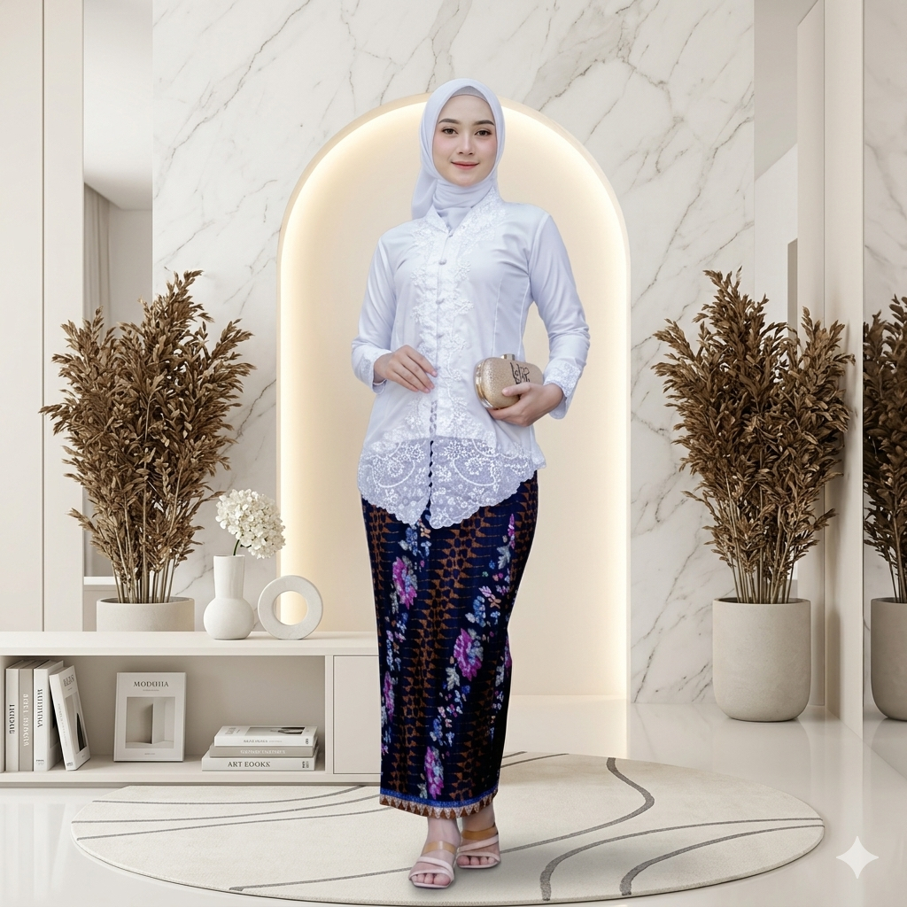 Kebaya Modern Wisuda Kebaya Encim Bordir Senada Lamaran Tunangan Bridesmaid Kondangan Terbaru