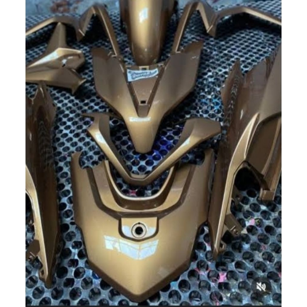 cat pu warna BROWN GOLD METALIK cat pu # cat motor # cat mobil # cat otomotif # cat custom