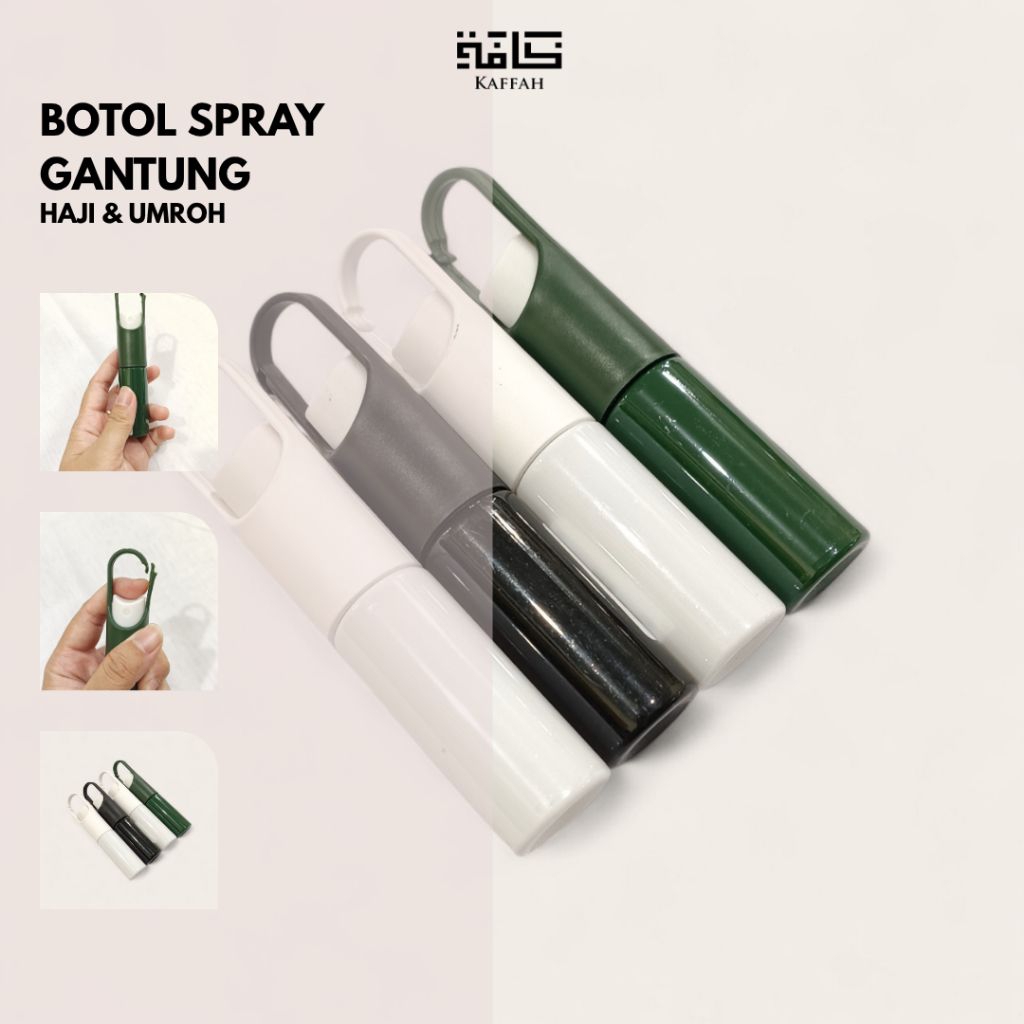 Kaffah ~ Botol Spray Gantung 20mL || Botol Spray Nyaman Praktis || Botol Spray Gantung Serbaguna