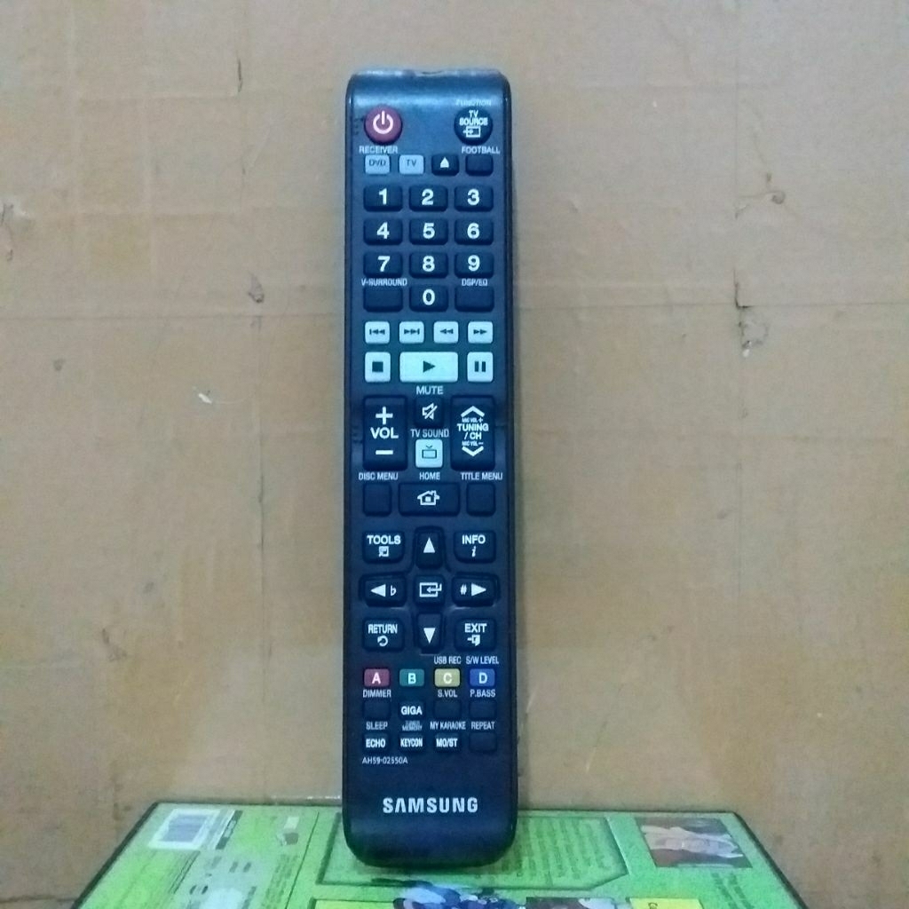 REMOTE DVD HOME THEATER SAMSUNG SERI AH59-02550A ORIGINAL