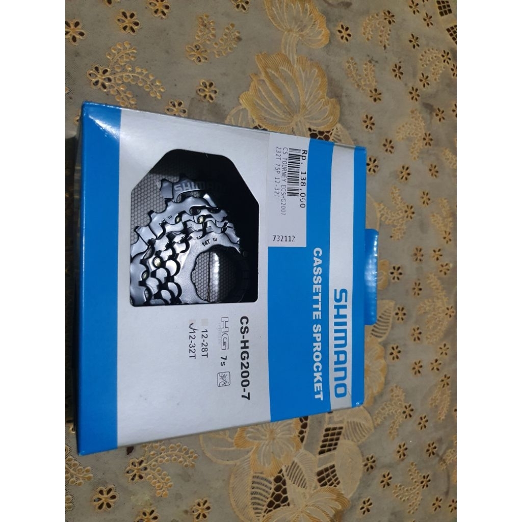 Sprocket Shimano CS-HG200-7 cassette 7 speed 12-32T