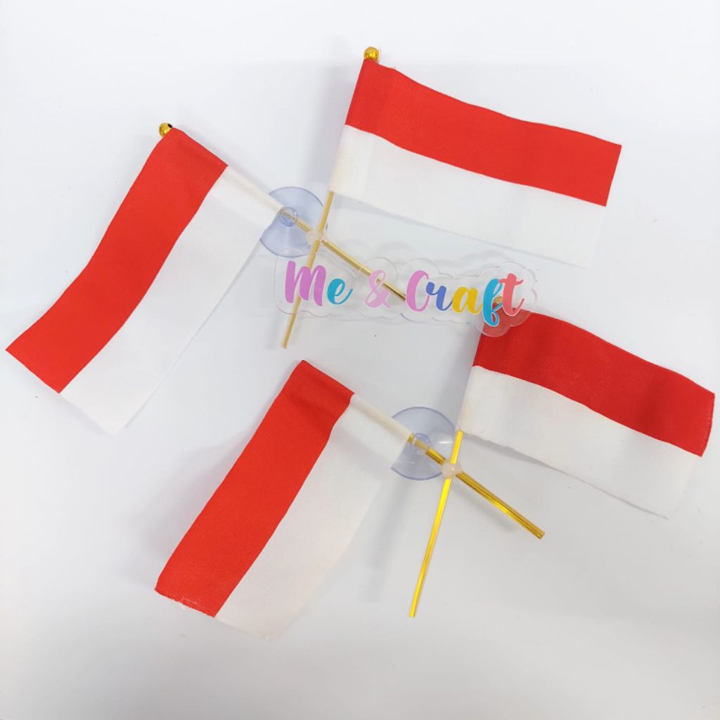 Bendera Tempel Merah Putih Bendera Mobil