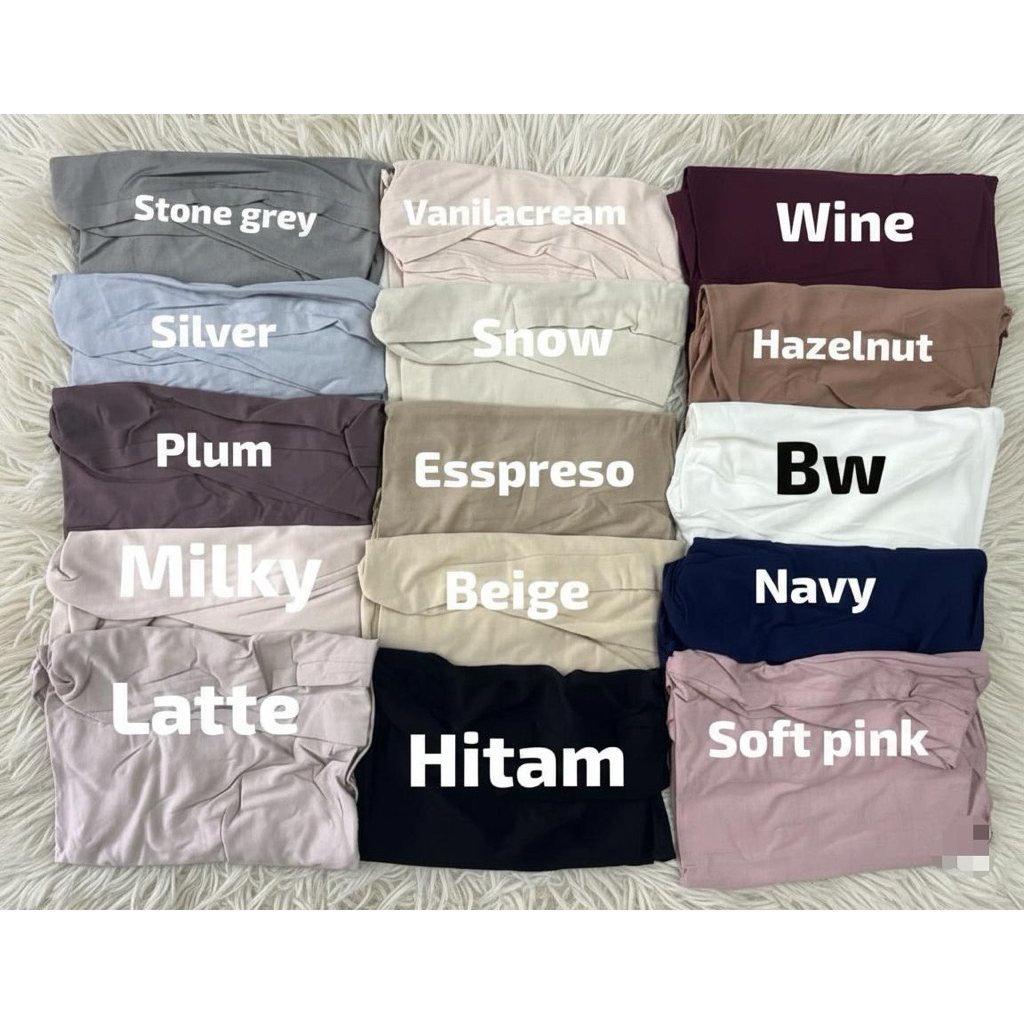 Faeyza-Hijab Bergo Malay Rayon Tancel Nyaman Lembut Dan Adem