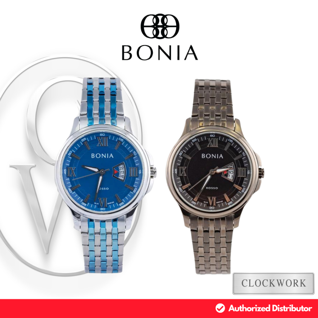 Jam Tangan Wanita Bonia Rosso BR169 Rantai Retro Casual