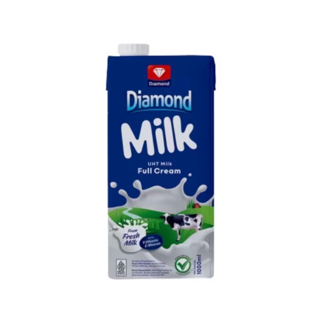 Susu UHT diamond Fresh milk 1 Liter