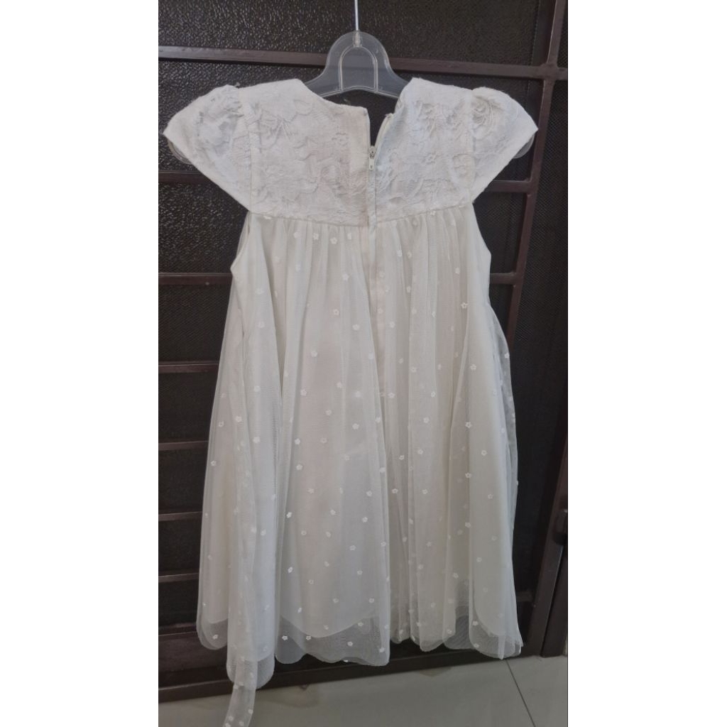 Dress gaun anak perempuan tile / baju pesta anak(preloved)