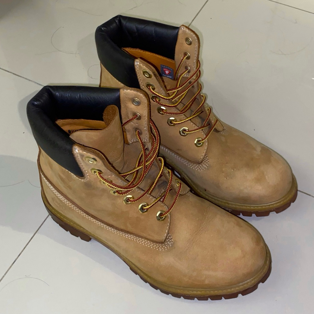 preloved timberland waterproof boot size 8,5