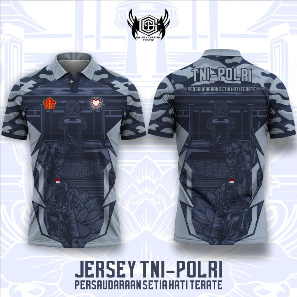Jersey Psht TNI - POLRI Jersey Sh Terate Full Printing Jersey TNI - POLRI Jersey Setia Hati Terate K