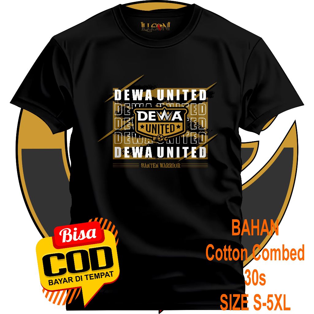 BIG SIZE (S-5XL) Kaos Dewa United Streatwear | Kaos Dewa United |anak Dewa