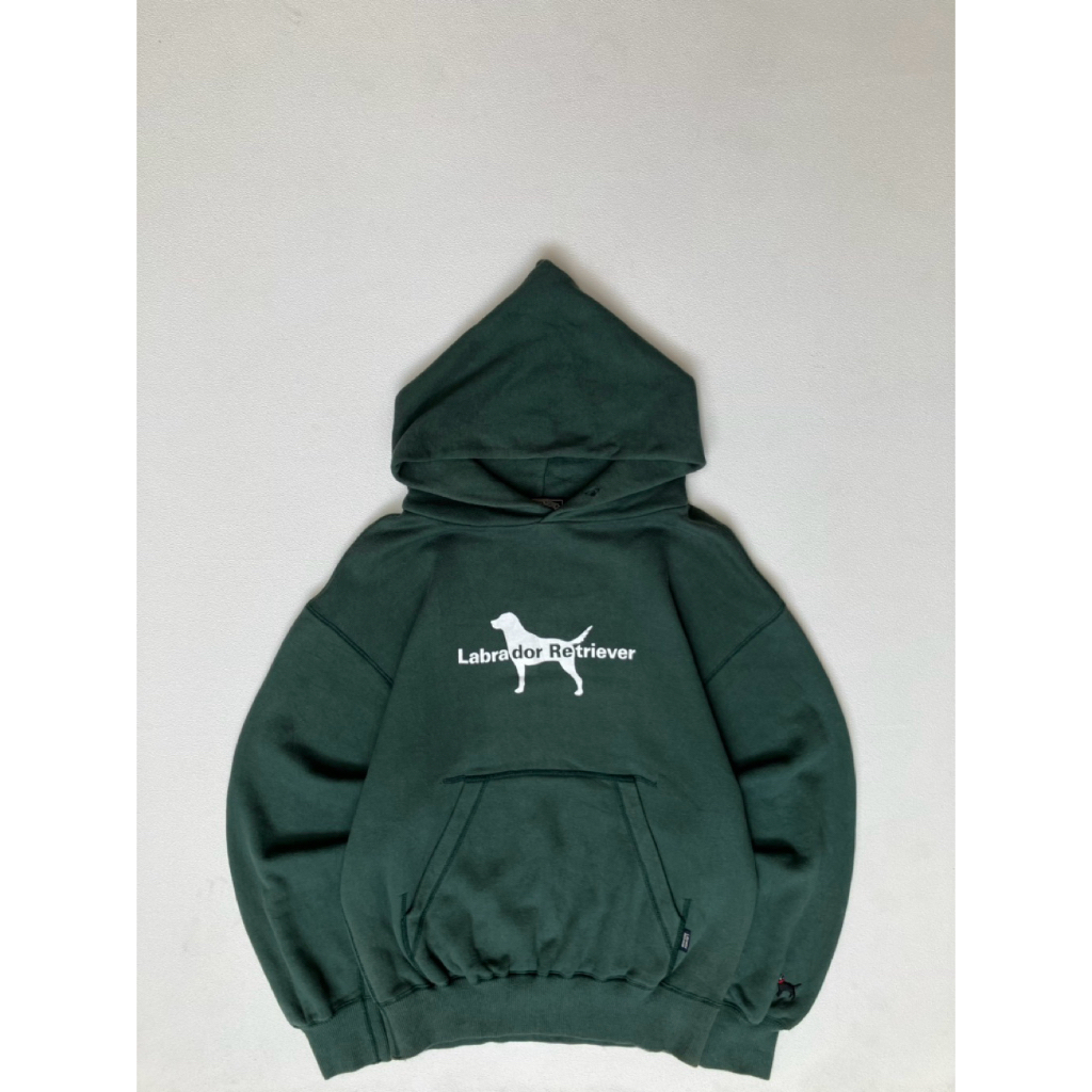 Labrador Retriever Faded Green Hoodie / CC309