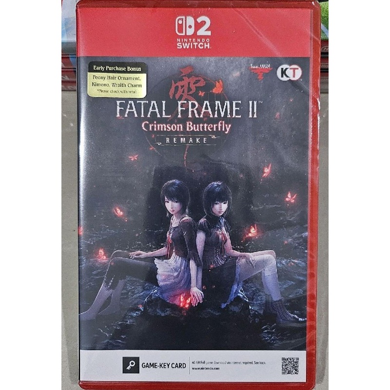 Nintendo Switch 2 Fatal Frame II Crimson Butterfly Remake / Fatal Frame 2 Crimson Butterfly