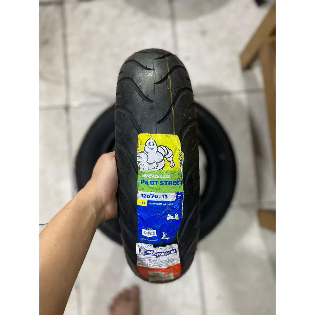 MICHELIN Ban luar motor nmax depan uk 120/70-13 merk MICHELIN PILLOT STREET