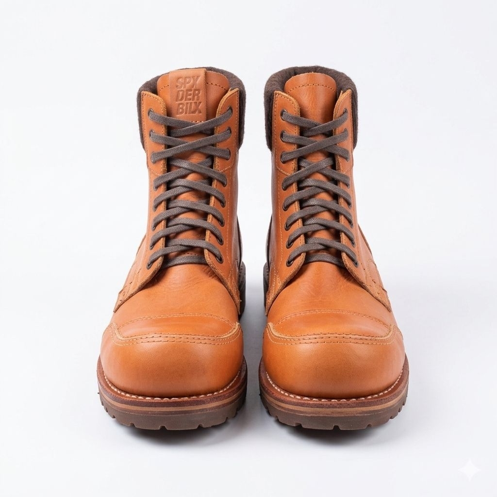 Sepatu Boots Spyderbilt Original Brown