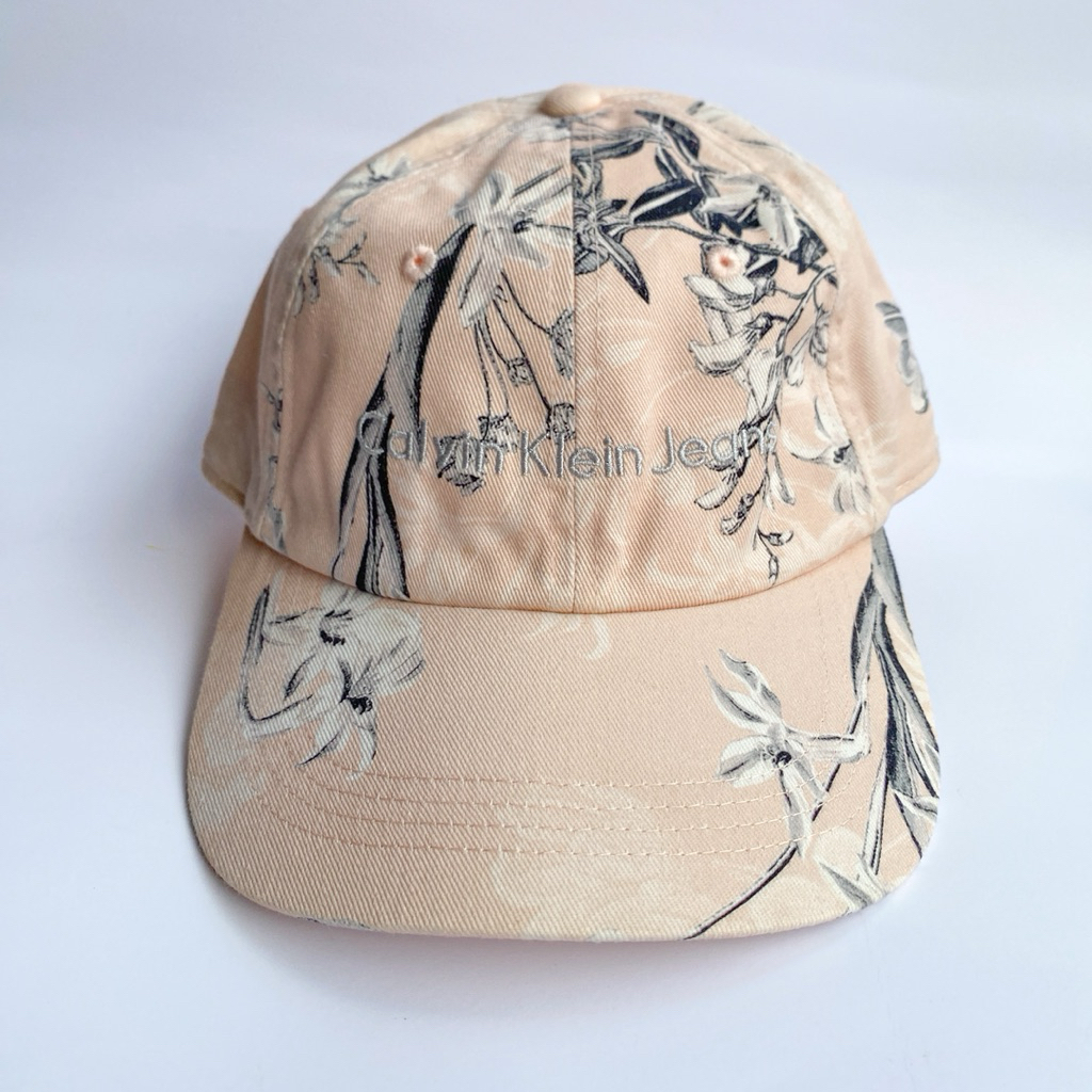 Calvin Klein Jeans floral pattern baseball cap