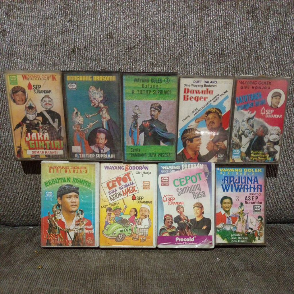 kaset wayang golek - wayang golek sunda