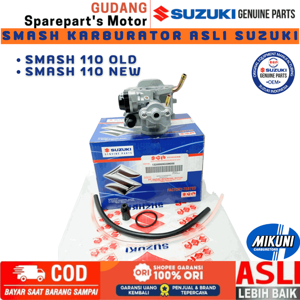 KARBURATOR ASLI SUZUKI SMASH 110 OLD SUZUKI SMASH 110 NEW