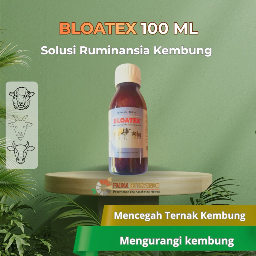 OBAT KEMBUNG SAPI/KAMBING Bloatex 100ML | Obat kembung sapi kambing domba-MEDION